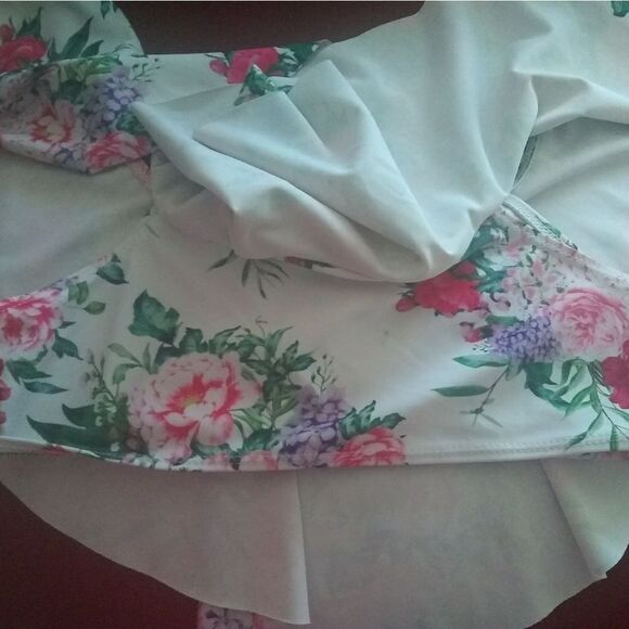 River island off the shoulder two piece bathing suit woman size medium - Picture 4 of 6